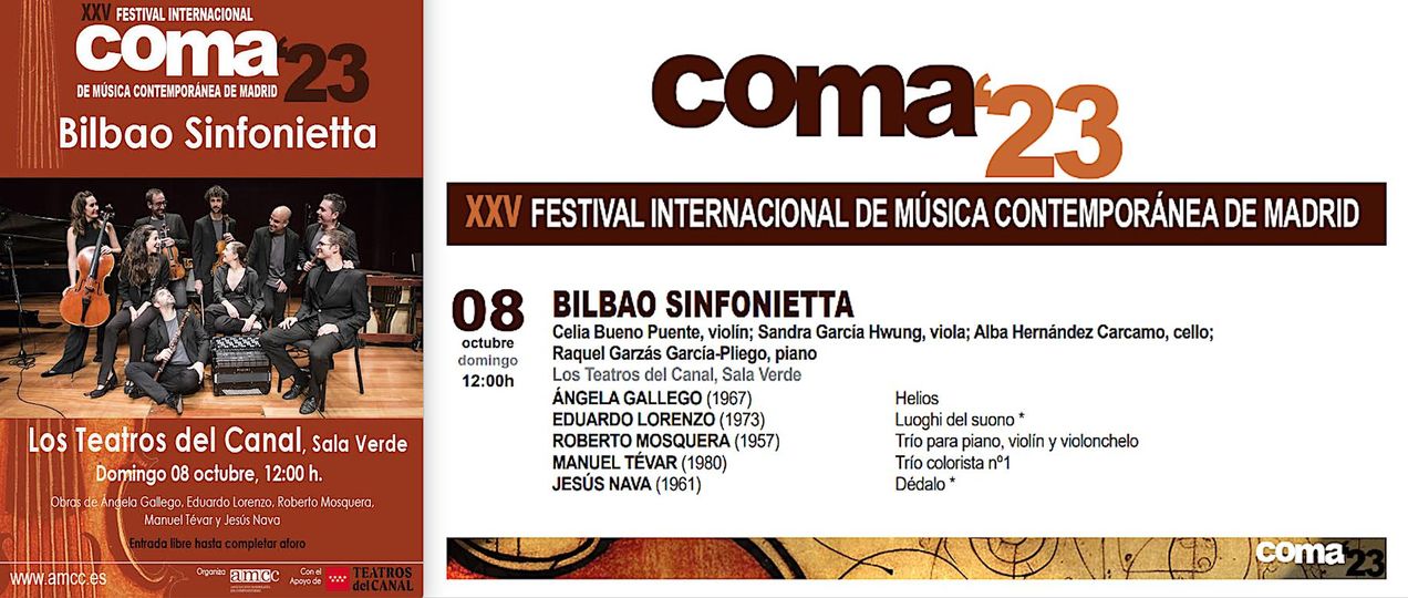 La Bilbao Sinfonietta en el Festival COMA 23